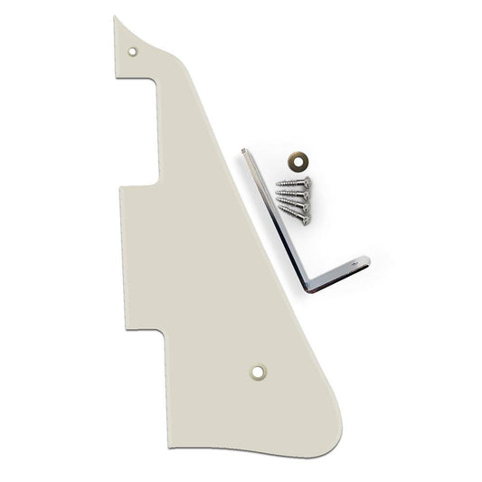 Hosco Les Paul Compatible Pickguard Scratchplate & Bracket 1-ply Ivory