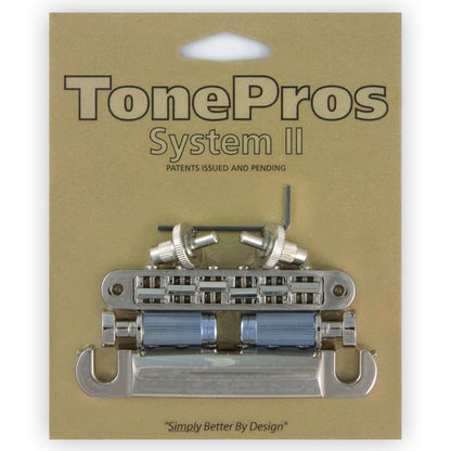 Tonepros LPS02 USA/Imperial Tune-O-Matic Bridge/Tailpiece Set - Nickel