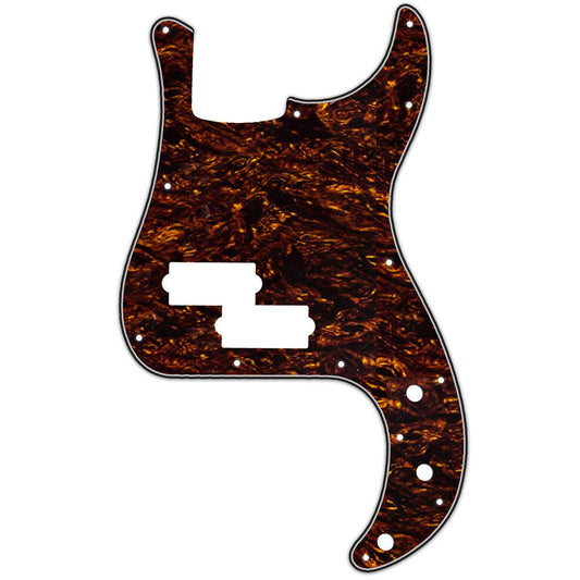 Precision Bass Compatible Scratchplate - Tortoiseshell 3-ply