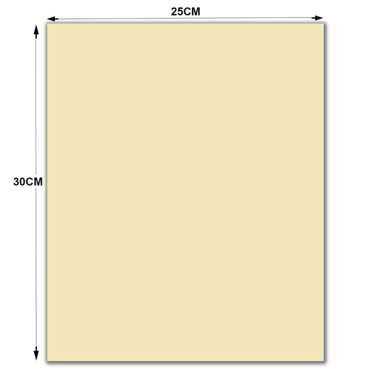 Scratchplate Pickguard 3-ply Material - 29cm x 24cm - Vintage White