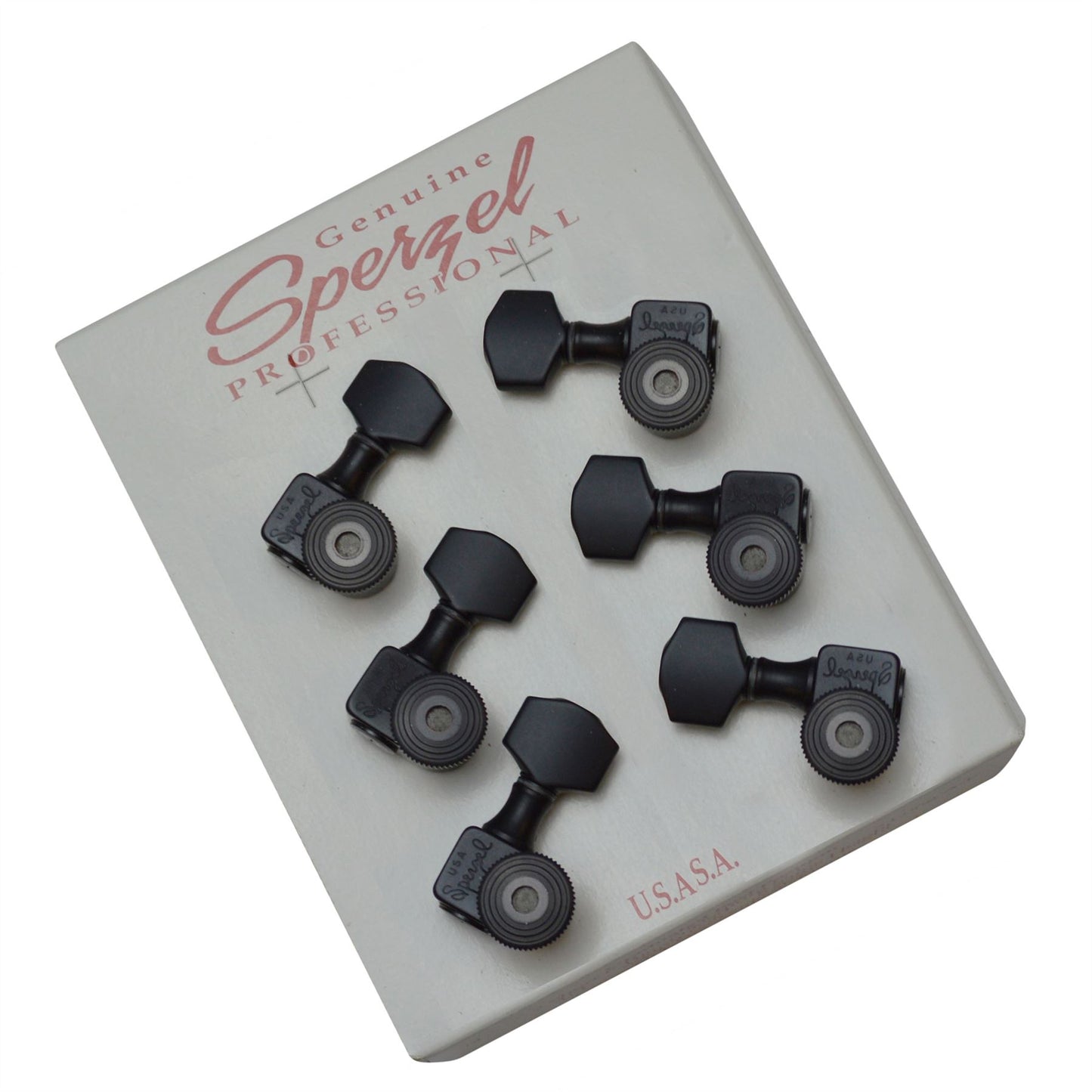 Genuine Sperzel Trim Lok Locking Machine Heads Tuners - Black 3 & 3