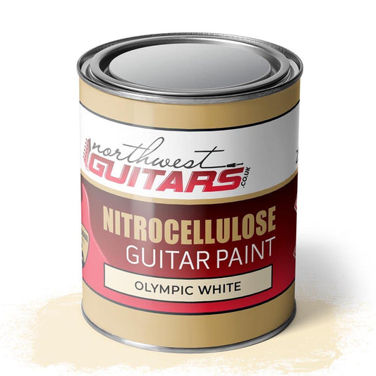 Olympic White Nitrocellulose Guitar Paint / Lacquer 250ml