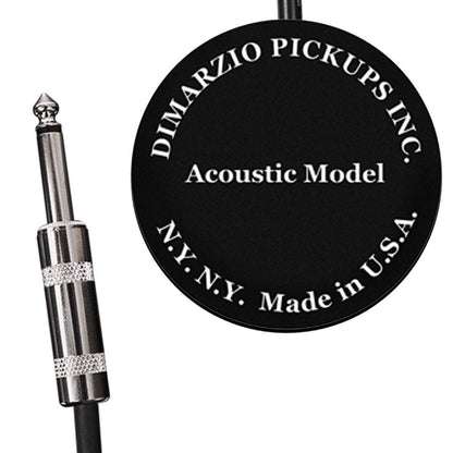 DiMarzio Acoustic Piezo-Electric Transducer Sound Hole Pickup - Black