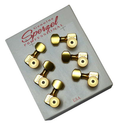 Genuine Sperzel Trim Lok Locking Machine Heads Tuners - Satin Gold 3 & 3