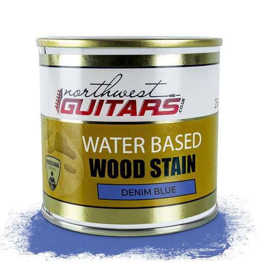 Northwest Guitars Water Based Wood Stain - Denim Blue - 250ml