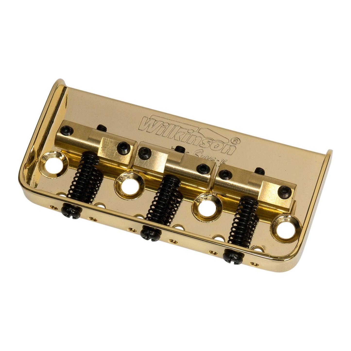 Wilkinson Telecaster Compatible Short Bridge -Compensated Brass Saddles