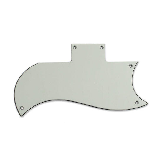 SG Style Scratchplate Pickguard White 3-ply