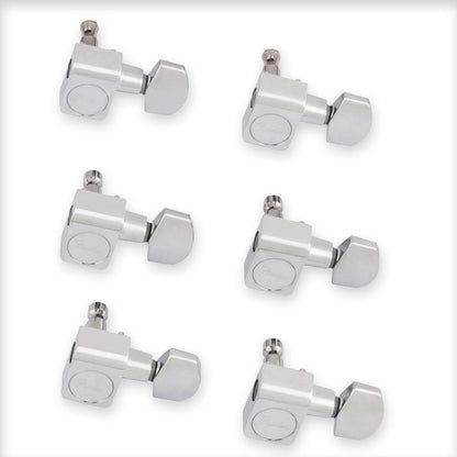 Fender AM Pro Staggered Stratocaster/Telecaster Tuning Machine Heads, Chrome
