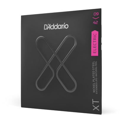 D'Addario XTE0942 XT Electric Nickel Plated Steel Electric Guitar Strings, Super Light, 09-42