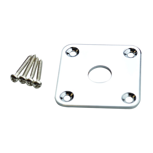 Square Jack Plate for Electric Guitars
