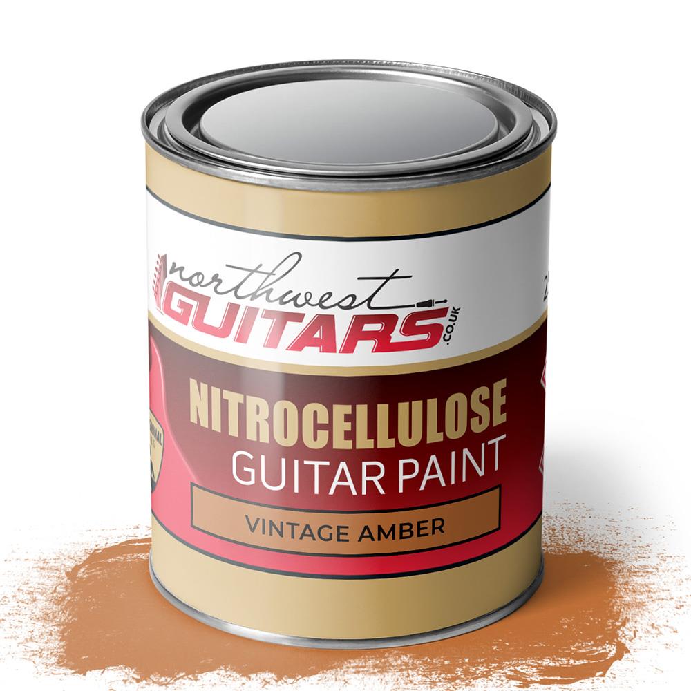Vintage Amber Nitrocellulose Guitar Paint / Lacquer - 250ml