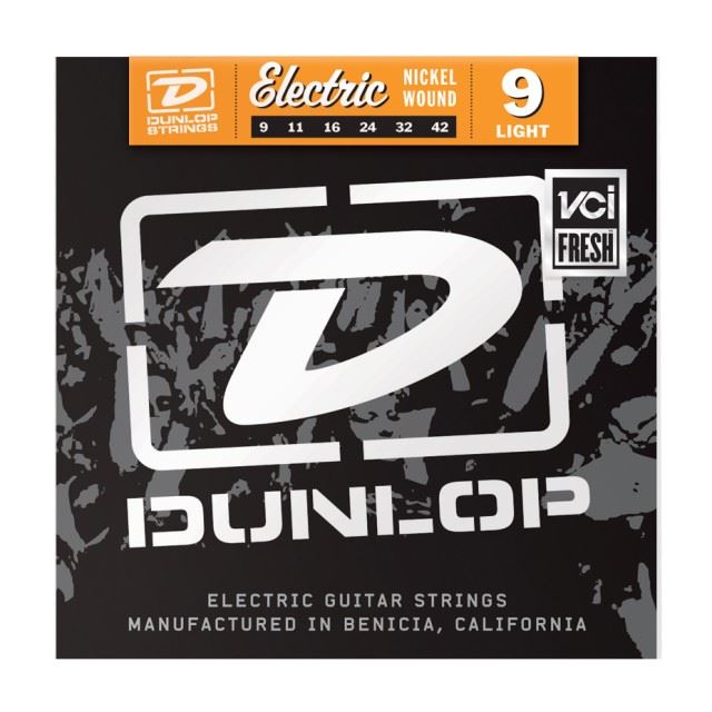 Dunlop 9-42 Nickel Light Electric Guitar Strings