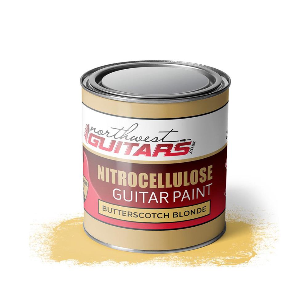 Butterscotch Blonde Nitrocellulose Chip Repair guitar paint - 50ml