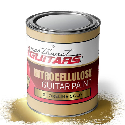 Shoreline Gold Nitrocellulose Guitar Paint / Lacquer 250ml