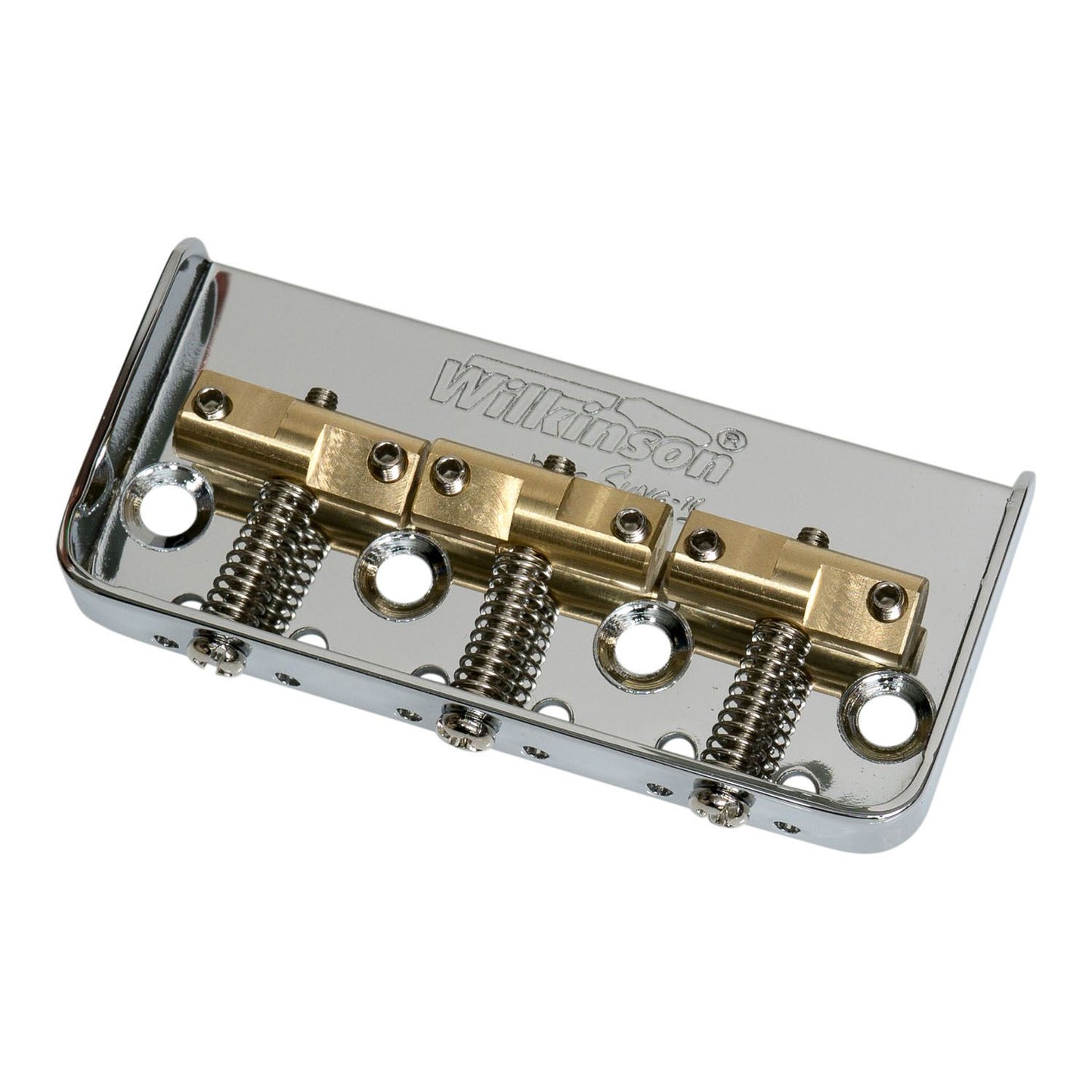 Wilkinson Telecaster Compatible Short Bridge -Compensated Brass Saddles