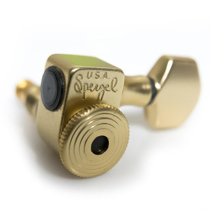 Genuine Sperzel Trim Lok Locking Machine Heads Tuners Satin Gold - 6 in line