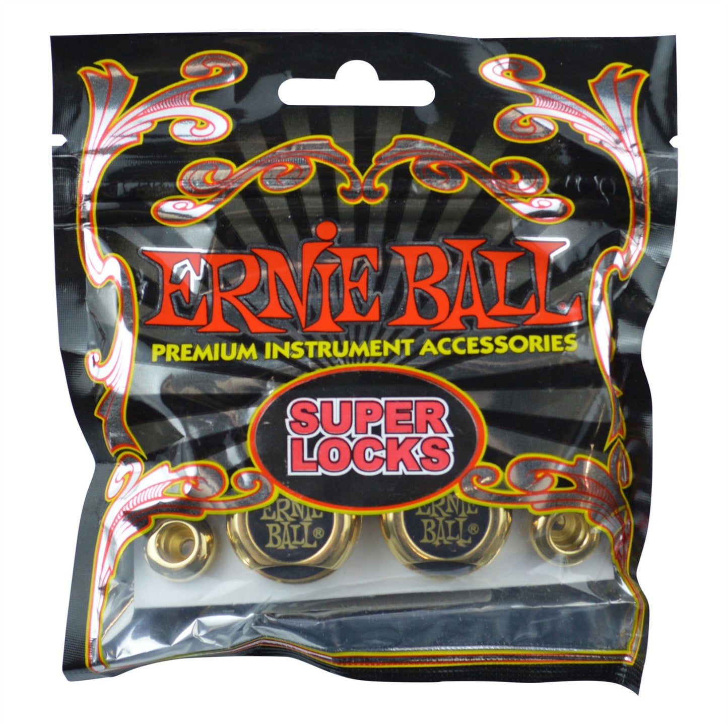 Ernie Ball Guitar Straplocks - Gold