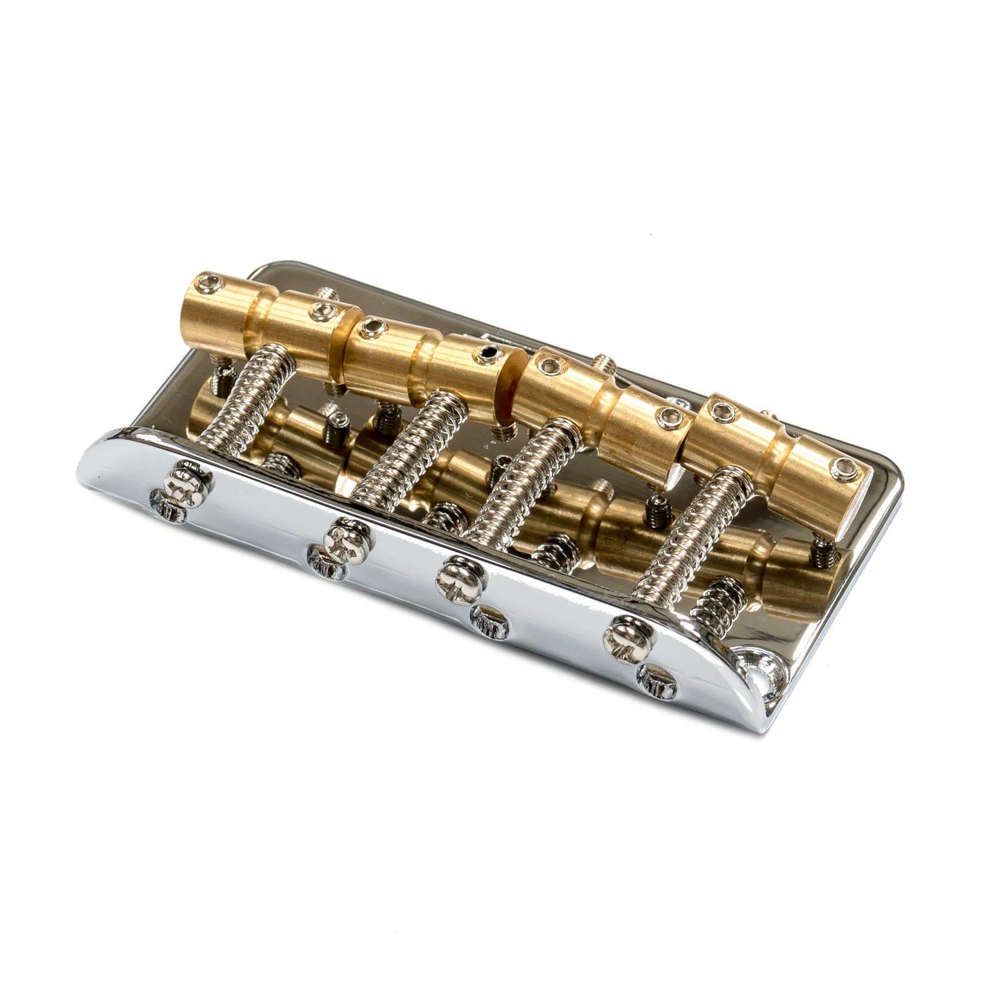 Wilkinson WBBC Bass Guitar Bridge - Brass Saddles