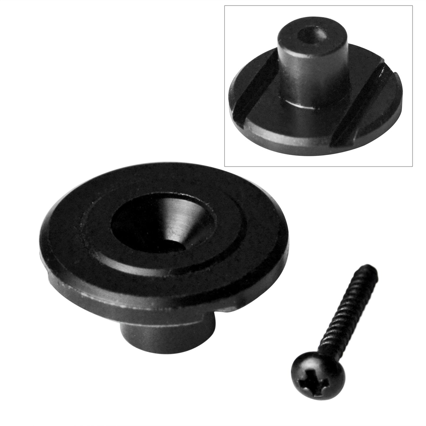 Round Slotted String Retainer for Bass