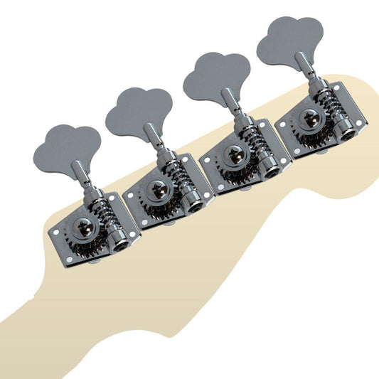 4 x Jazz Bass Compatible Tuners Machine Heads for Left Handed Bass