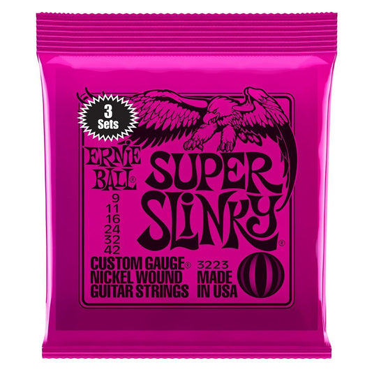 Ernie Ball 3 Pack Super Slinky