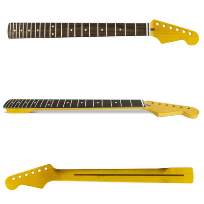 Stratocaster Compatible Guitar Neck -  22 Frets Rosewood Fretboard