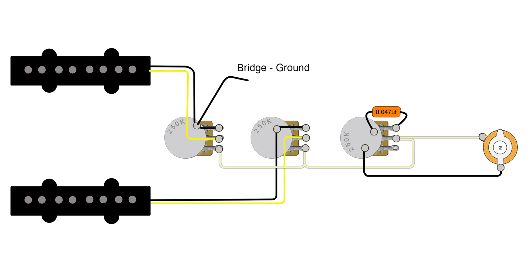 Premium Wiring Kit for Jazz Bass - StewMac