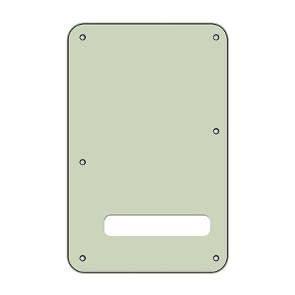 Stratocaster Compatible Tremolo Cover/Back Plate - Mint Green 3-ply