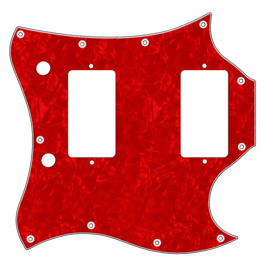 Gibson SG Special Compatible Scratchplate Pickguard - Red Pearl 3-py