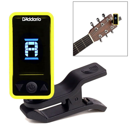 Planet Waves Eclipse Chromatic Guitar Tuner - Yellow
