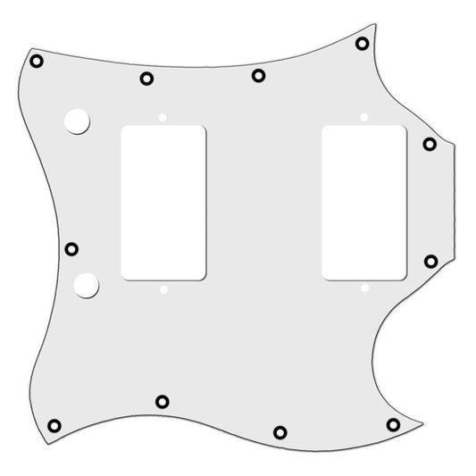 Gibson SG Special Compatible Scratchplate Pickguard - White 3-ply