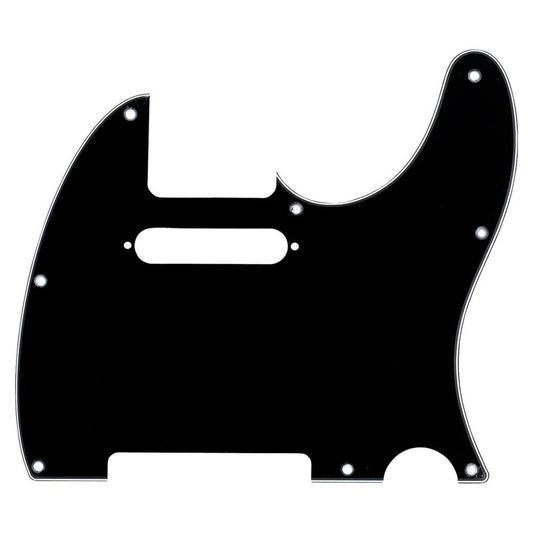 Fender 8 Hole Telecaster Pickguard Black 3-ply