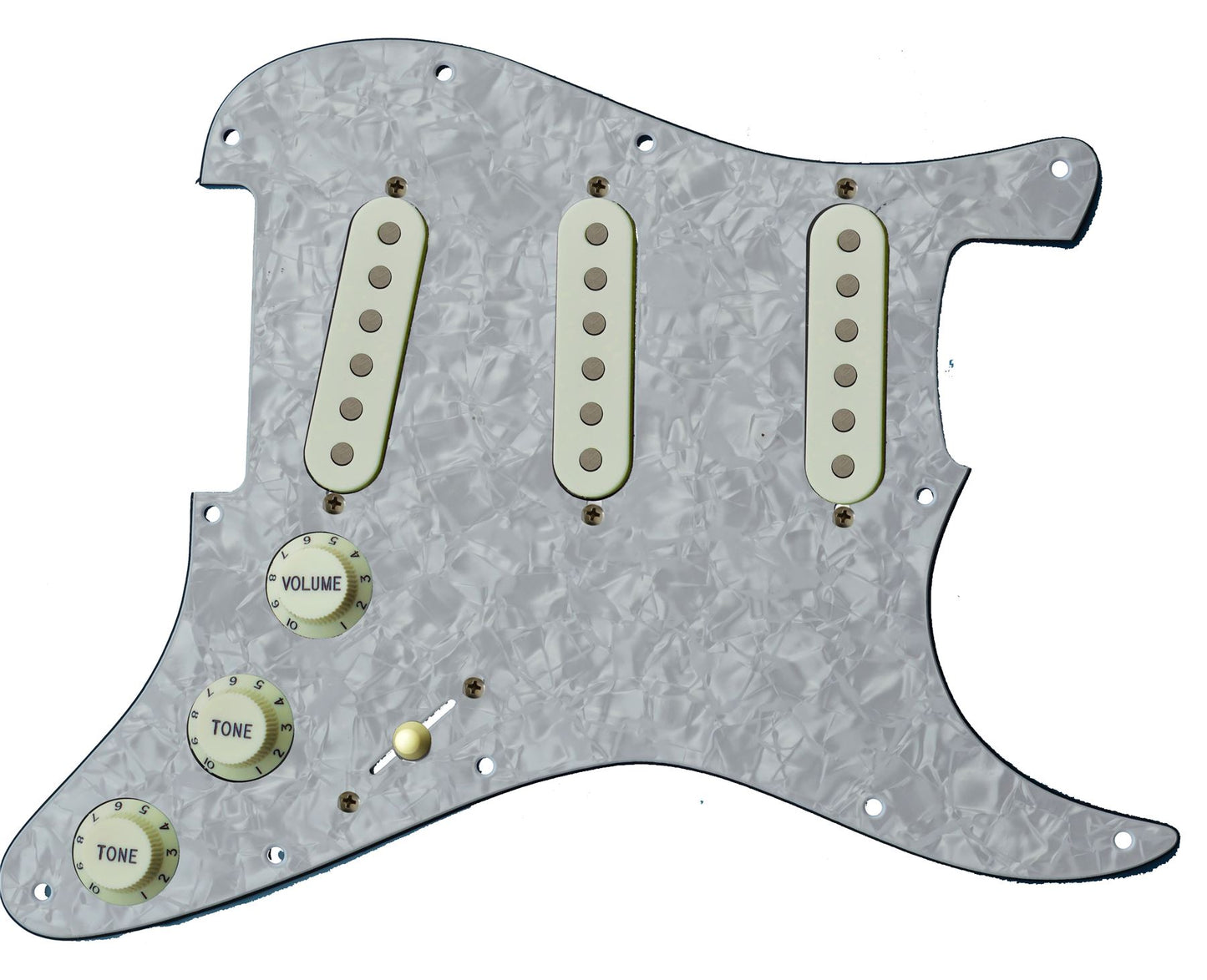Tonerider Deluxe Tonerider Fully Loaded Stratocaster Compatible Scratchplate - Surfari Pickups
