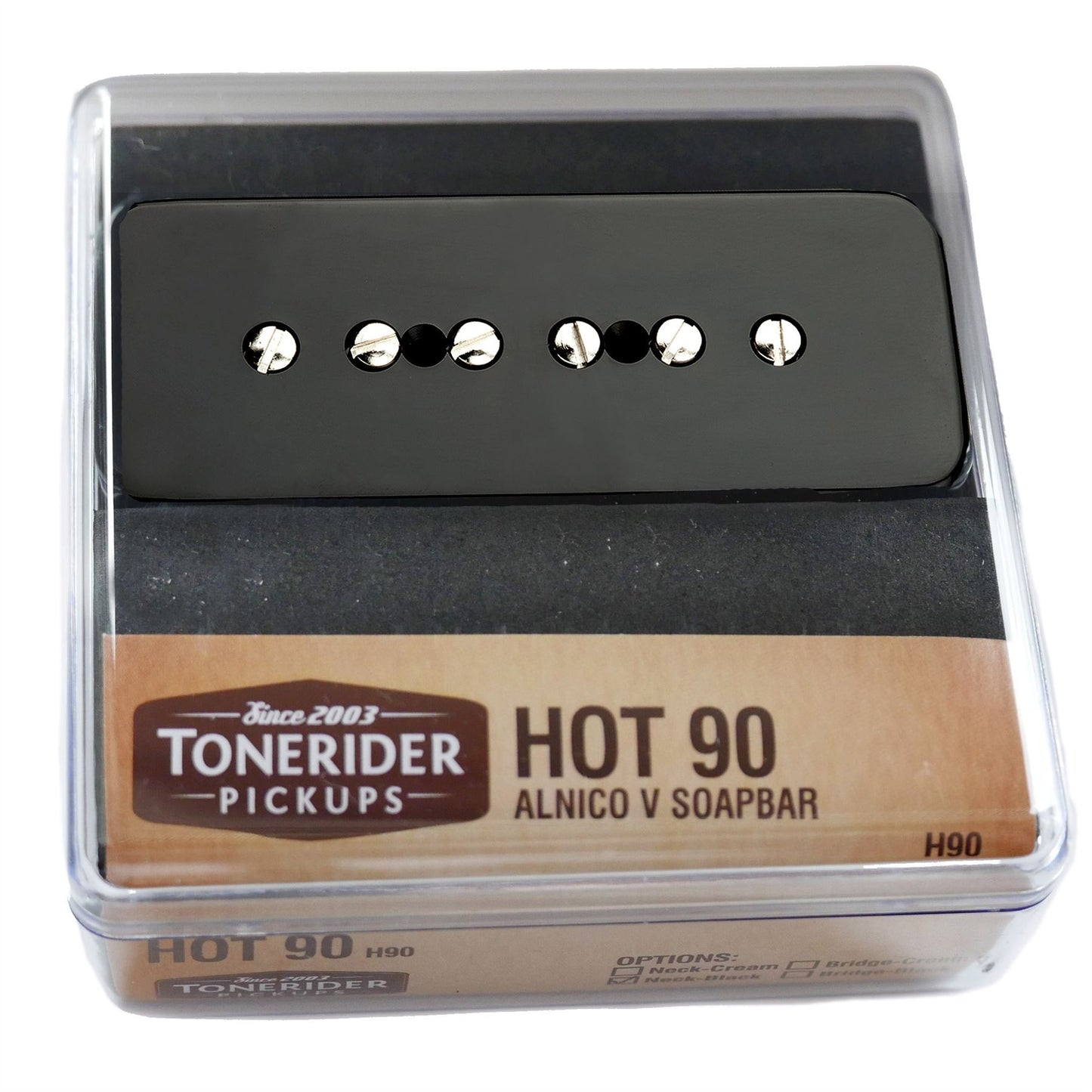 Tonerider Hot 90 P90 Soap Bar Alnico V Neck/Bridge Pickups