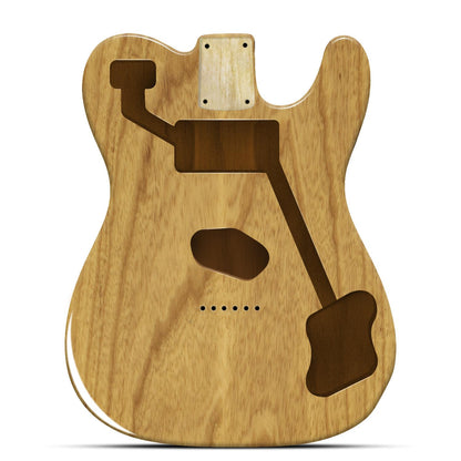 Natural Gloss Telecaster Custom Compatible Guitar Body