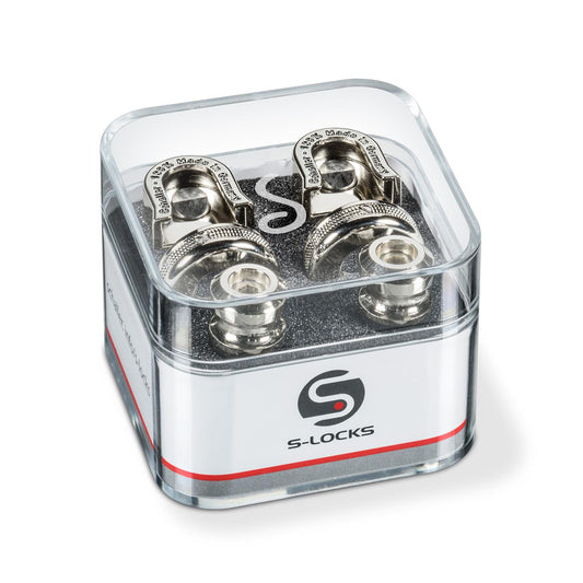Schaller S Locks Locking Strap Button System - Nickel