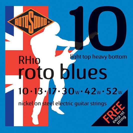 Rotosound RH10 Roto Blues Electric Guitar Strings Gauge 10-52