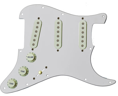 Tonerider Deluxe Tonerider Fully Loaded Stratocaster Compatible Scratchplate - Surfari Pickups