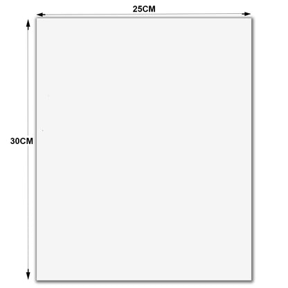 Scratchplate Pickguard 3-ply Material - 29cm x 24cm - White