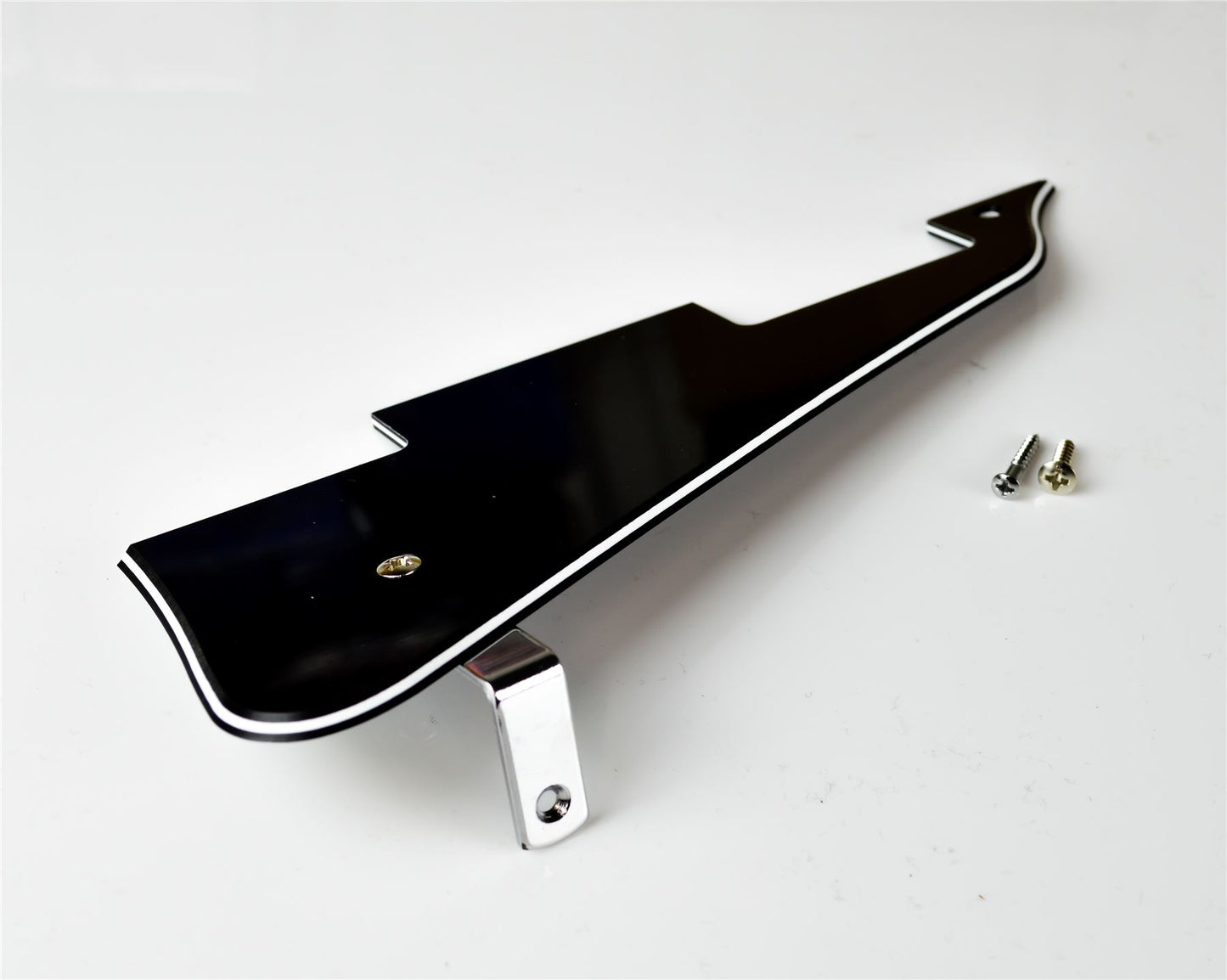 Hosco Les Paul Compatible Pickguard Scratchplate & Bracket 3-ply Black