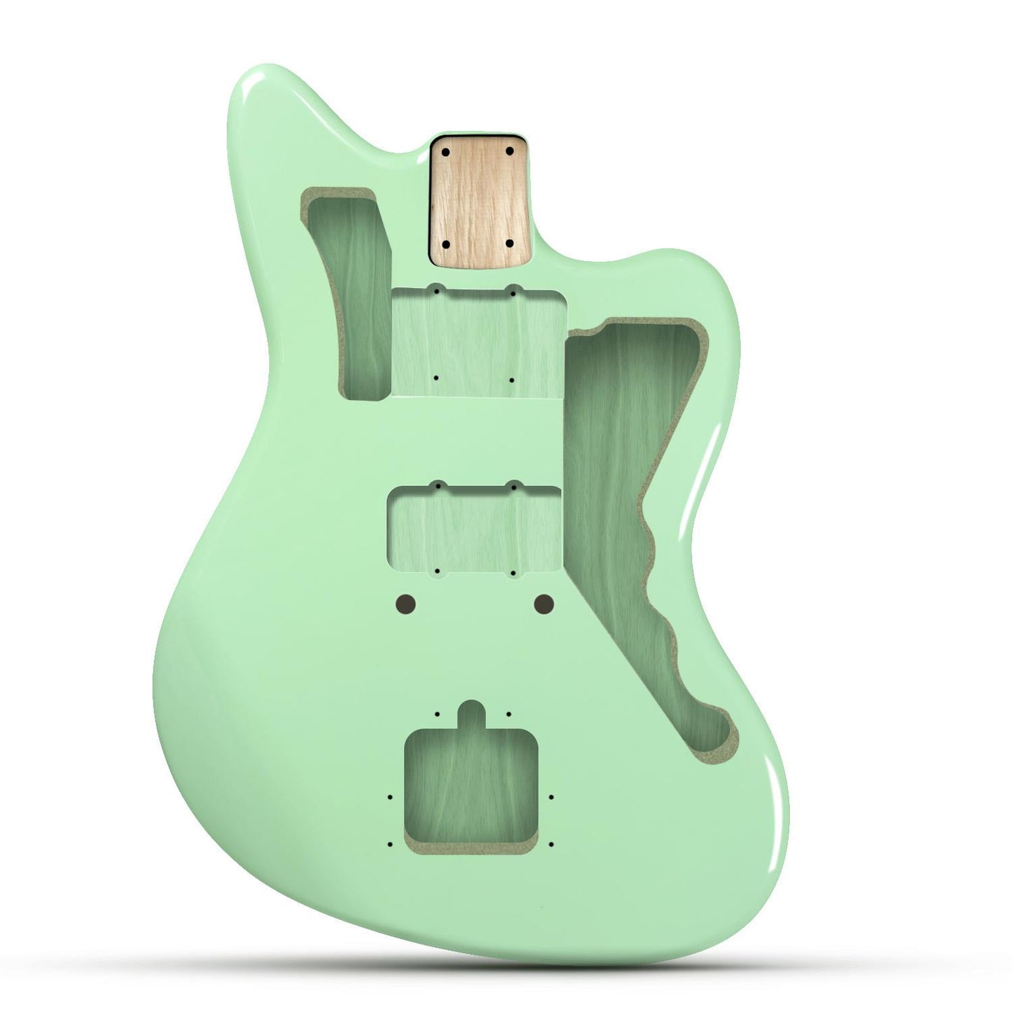 Jazzmaster Compatible Guitar Body Surf Green