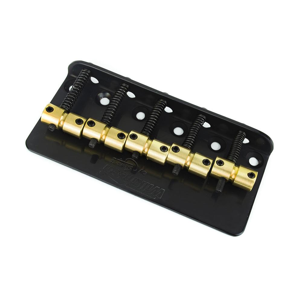 Wilkinson WBBC 5 String Bass Bridge - Brass Saddles