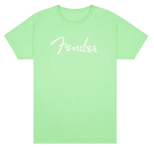 Fender Spaghetti Logo T-Shirt, Surf Green