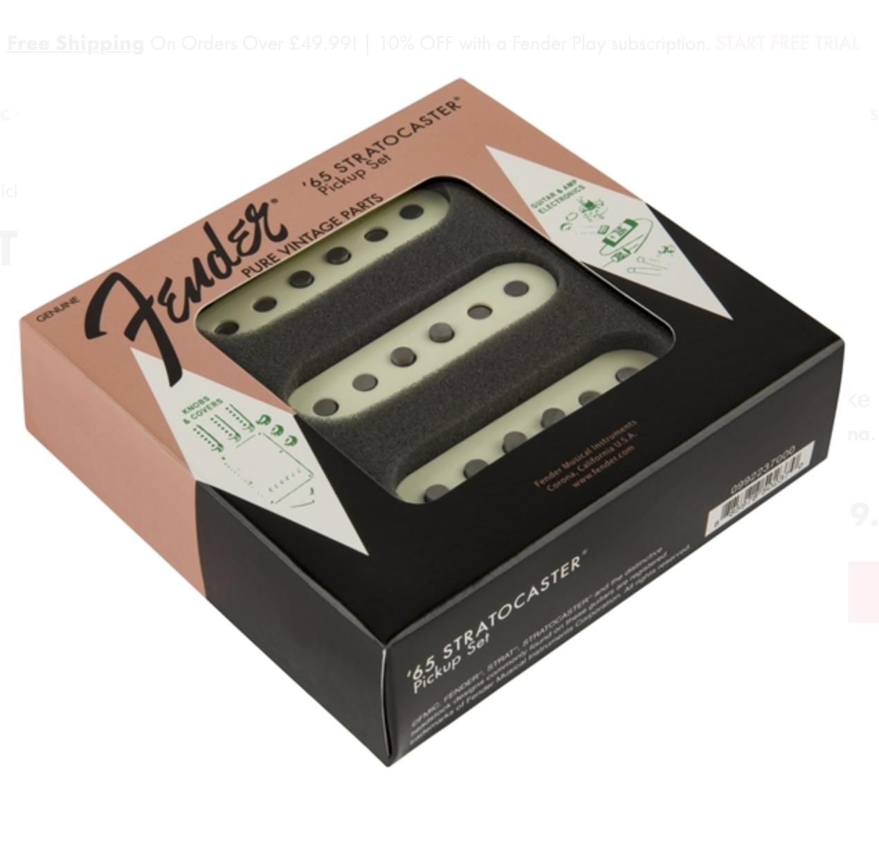 Fender American Vintage '65 Stratocaster Pickup Set