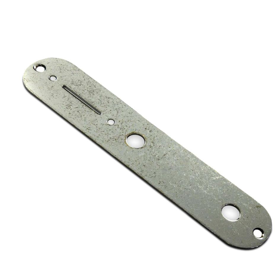 Gotoh Relic Telecaster Compatible Control Plate - Chrome