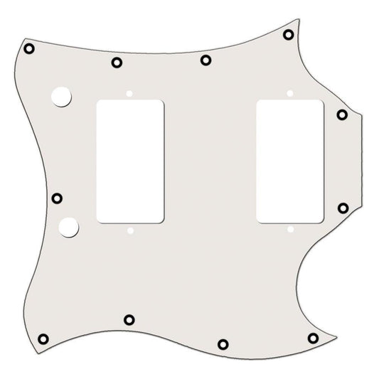 Gibson SG Special Compatible Scratchplate Pickguard - Vintage White 3-ply