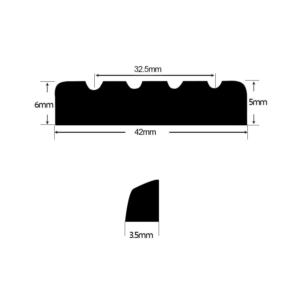 42mm Bone Nut for Bass Guitar