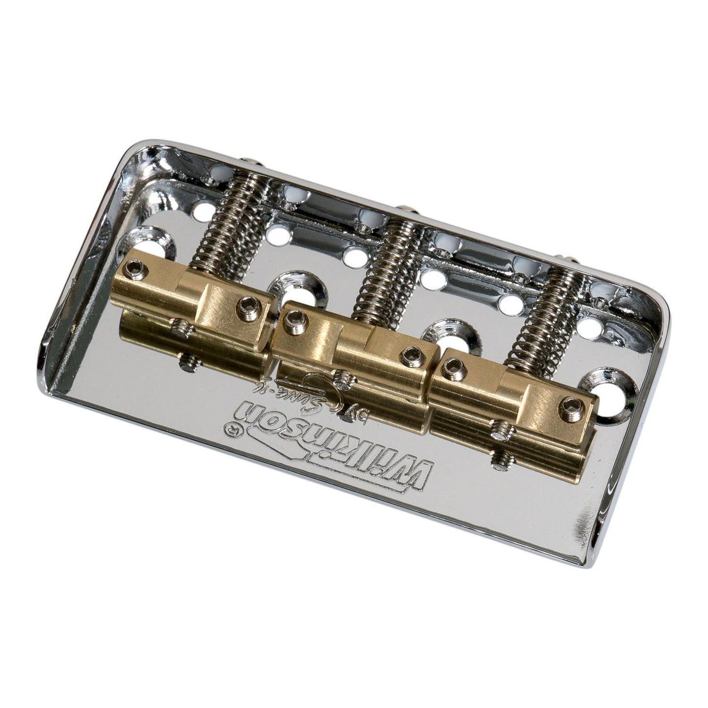 Wilkinson Telecaster Compatible Short Bridge -Compensated Brass Saddles