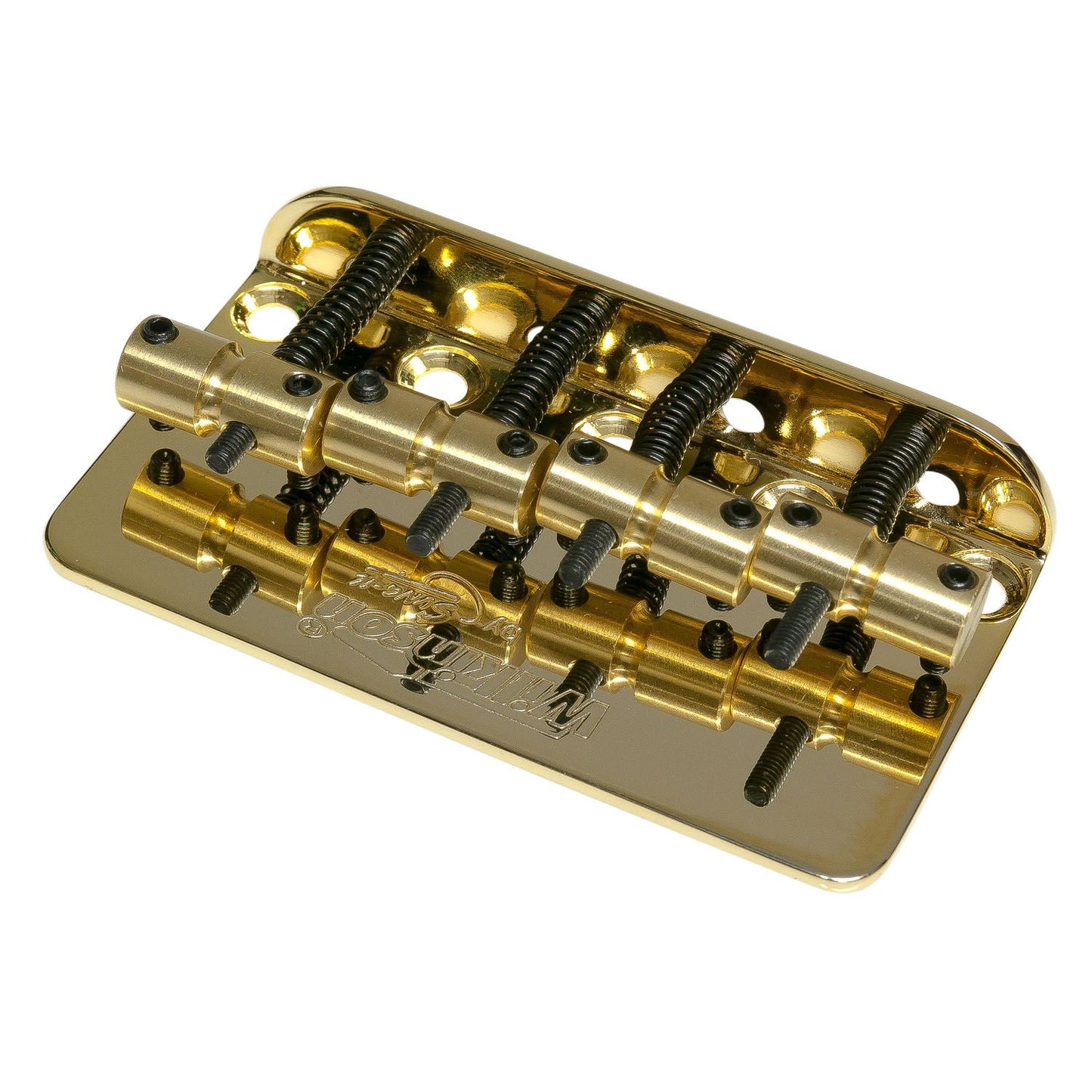 Wilkinson WBBC Bass Guitar Bridge - Brass Saddles