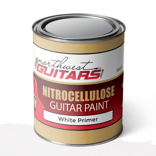 White Primer Nitrocellulose Guitar Paint / Lacquer 250ml